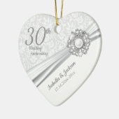 Beautiful 30. Pearl Jewel Jubiläum Keramikornament (Links)