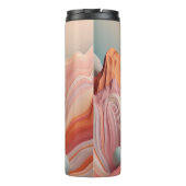 Beautiful 3D Abstrakt Boho Thermosbecher (Rückseite)