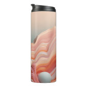 Beautiful 3D Abstrakt Boho Thermosbecher (Nach rechts gedreht)