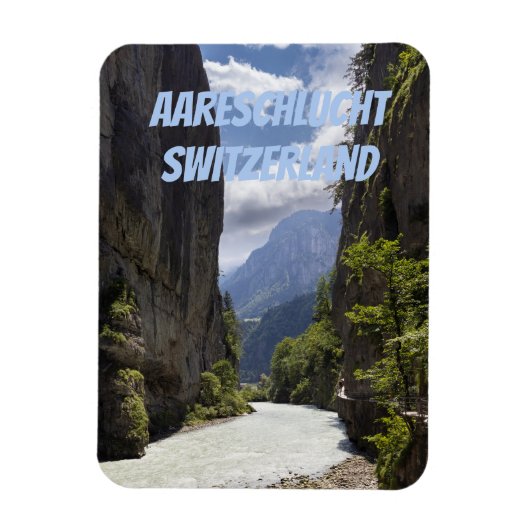Beautiful Aare Gorge, Schweiz Magnet (Vertikal)