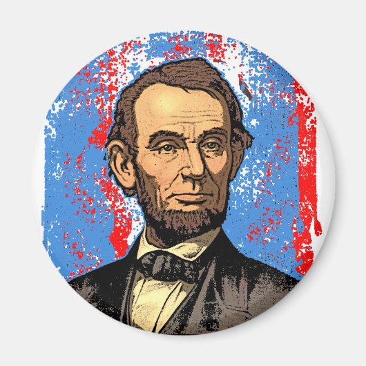 Beautiful Abraham Lincoln Portrait Magnet (Vorne)