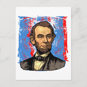 Beautiful Abraham Lincoln Portrait Postkarte