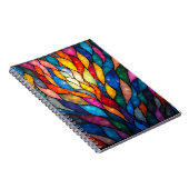 Beautiful abstract colorful notebook. notizblock (Rechte Seite)