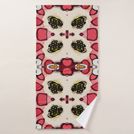 Beautiful abstract ethnic seamless patternabstract badehandtuch (Badehandtuch)