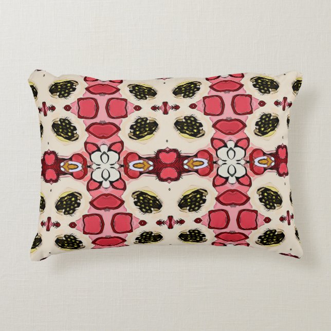Beautiful abstract ethnic seamless patternabstract dekokissen (Vorderseite)