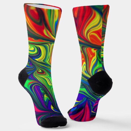 Beautiful Abstract Illustration Sock Socken (Gewinkelt)