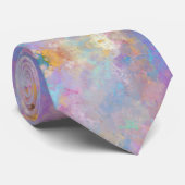 Beautiful Abstract Splatter Watercolor background Krawatte (Gerollt)