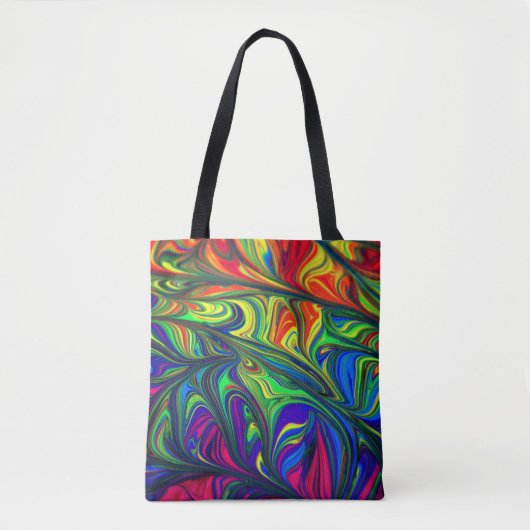 Beautiful Abstract Tote Tasche (Vorderseite)