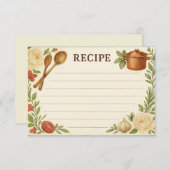 Beautiful Accents of Tuscany Recipe Card (Vorne/Hinten)