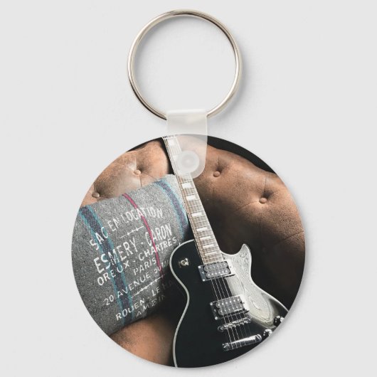 Beautiful Acoustic Guitar Schlüsselanhänger (Vorderseite)