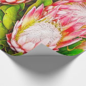 Beautiful Africa Protea Pattern Geschenkpapier (Ecke)