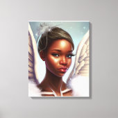 Beautiful African Angel Leinwanddruck (Vorderseite)
