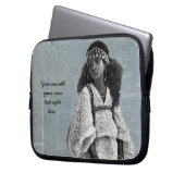 Beautiful African Girl Laptopschutzhülle (Vorderseite Links)