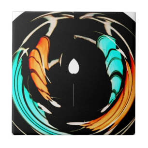 Beautiful African Motif Art Print Fliese