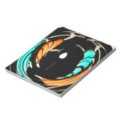 Beautiful African Motif Art Print Notizblock (Rotiert)