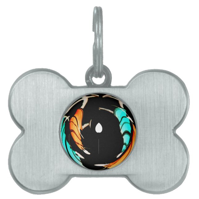 Beautiful African Motif Art Print Tiermarke (Vorderseite)