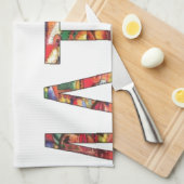 Beautiful African Vintag Colors Hakuna Matata Art Küchentuch (Viertel Falte)