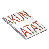 Beautiful African Vintag Colors Hakuna Matata Art Notizblock (Rechte Seite)