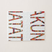 Beautiful African Vintag Colors Hakuna Matata Art Puzzle (Horizontal)