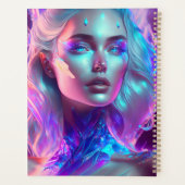 Beautiful Ai Art Hübsch Icy Glass wie Woman Planer (Rückseite)