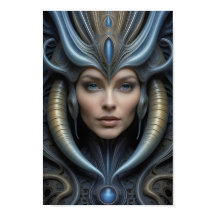 Beautiful Alien Woman - 013 - Fantasy Art