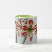 Beautiful Amaryllis Blume und custom+name Tasse (Zentrum)