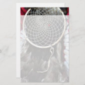 Beautiful American Dream Catcher Red Blue Briefpapier (Vorne/Hinten)