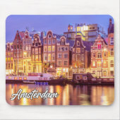 Beautiful Amsterdam, Niederlande Mousepad (Vorne)