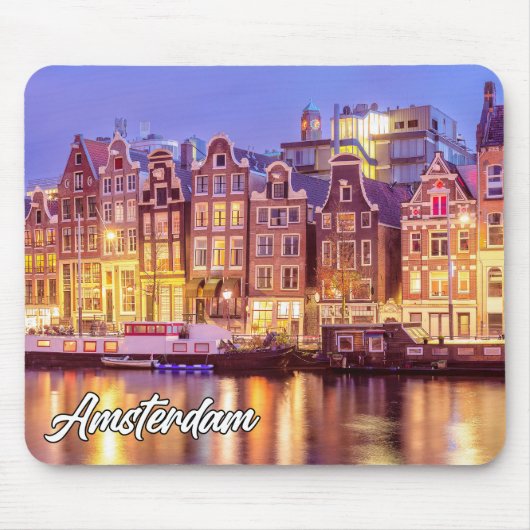 Beautiful Amsterdam, Niederlande Mousepad (Vorne)