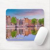 Beautiful Amsterdam, Niederlande Mousepad (Mit Mouse)