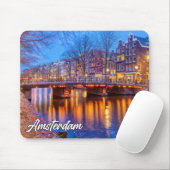 Beautiful Amsterdam, Niederlande Mousepad (Mit Mouse)