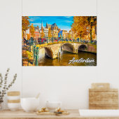 Beautiful Amsterdam, Niederlande Poster (Küche)
