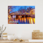 Beautiful Amsterdam, Niederlande Poster (Küche)