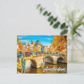 Beautiful Amsterdam, Niederlande Postkarte (Stehend Vorderseite)