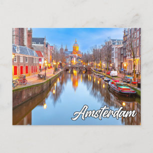 Beautiful Amsterdam, Niederlande Postkarte
