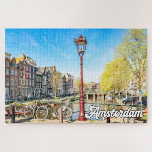 Beautiful Amsterdam, Niederlande Puzzle