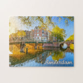 Beautiful Amsterdam, Niederlande Puzzle (Horizontal)