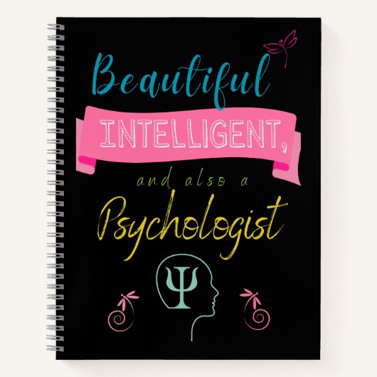 Beautiful and intelligent Psychologist Notebook Notizblock (Vorderseite)