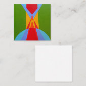 Beautiful and Vibrant Colors! Business Card Quadratische Visitenkarte (Vorne/Hinten)