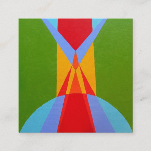 Beautiful and Vibrant Colors! Business Card Quadratische Visitenkarte (Vorderseite)