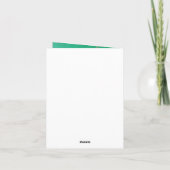 Beautiful and Vibrant Colors! Folded Invitation Einladung (Rückseite)