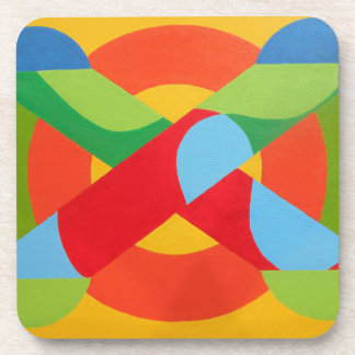 Beautiful and Vibrant Colors! Hard Plastic Coaster Getränkeuntersetzer