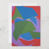 Beautiful and Vibrant Colors! Invitation Einladung (Rückseite)