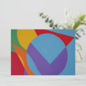 Beautiful and Vibrant Colors! Invitation Einladung (Stehend Vorderseite)