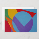 Beautiful and Vibrant Colors! Invitation Einladung (Vorne/Hinten)