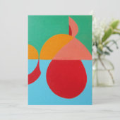 Beautiful and Vibrant Colors! Invitation Einladung (Stehend Vorderseite)