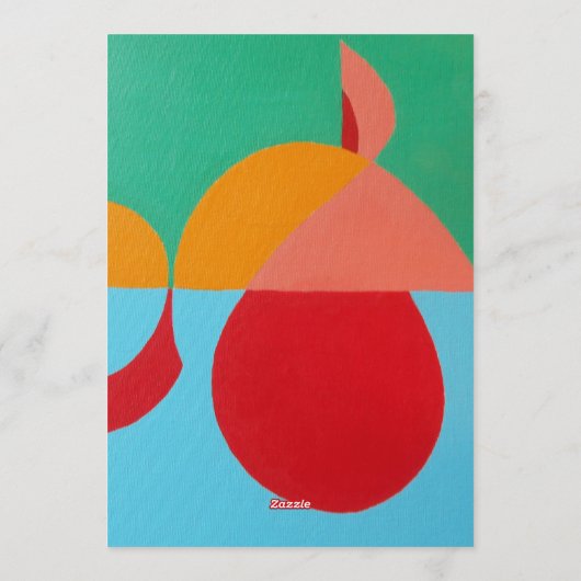 Beautiful and Vibrant Colors! Invitation Einladung (Rückseite)