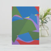 Beautiful and Vibrant Colors! Invitation Einladung (Stehend Vorderseite)