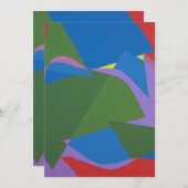 Beautiful and Vibrant Colors! Invitation Einladung (Vorne/Hinten)