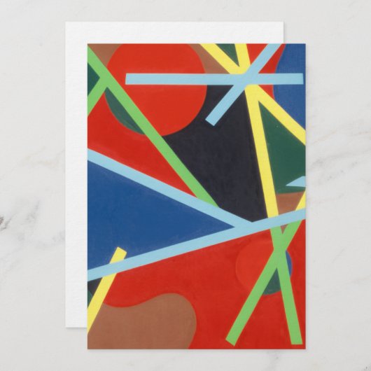 Beautiful and Vibrant Colors! Invitation Einladung (Vorne/Hinten)